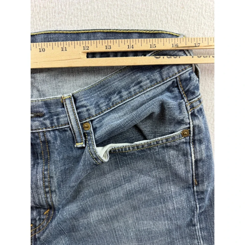 Levis 569 Loose Straight Leg Jeans Mens 33x32 Medium Wash Blue Denim 00569-0110